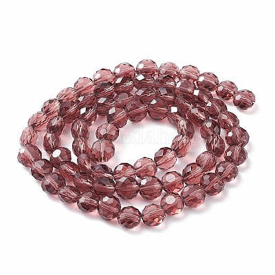 Прозрачные стеклянные бусины&nbsp;GLAA-XCP0001-08-1