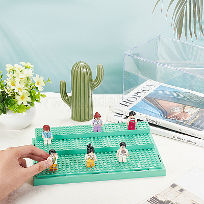 3-ярусные акриловые витрины для минифигурок&nbsp;ODIS-WH0019-10B-1