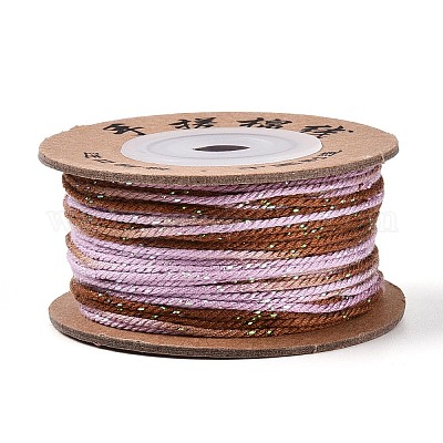 30 м окрашенный сегментный хлопковый шнур для макраме&nbsp;OCOR-T018-01J-1