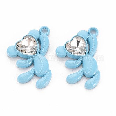 Подвески из сплава с бриллиантами PALLOY-Q433-033F-RS-1