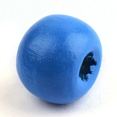 Природных шарики древесины&nbsp;WOOD-S662-13x14mm-A05-1