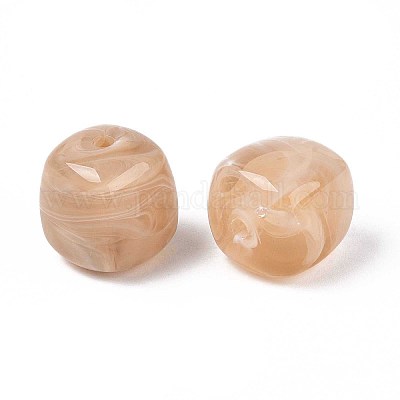 Непрозрачные акриловые бусины&nbsp;OACR-ZX006-33B-1