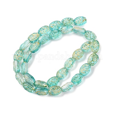 Прозрачные стеклянные бусины&nbsp;GLAA-F114-05C-1