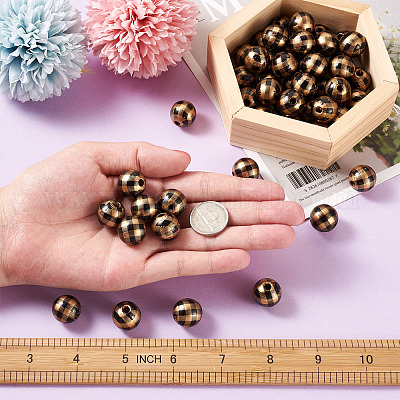 Натуральные деревянные бусы&nbsp;WOOD-TAC0010-05I-1