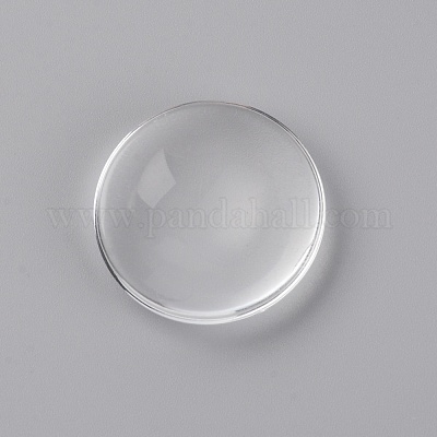 Кабошоны из стекла GGLA-WH0029-03-1