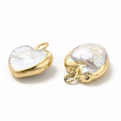 Барочные подвески из натурального жемчуга кеши PEAR-P004-25KCG-1