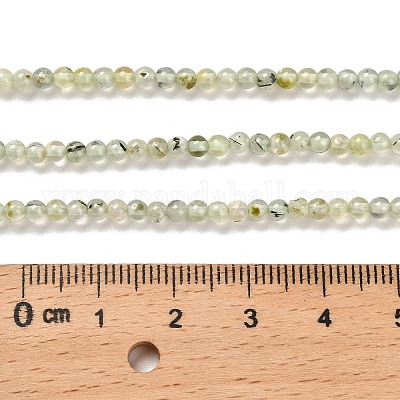 Природные пренит нитей бисера&nbsp;LS-G-B107-E01-01-1