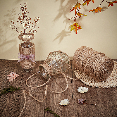 100 м джутовый витой шнур&nbsp;OCOR-WH0078-470A-1