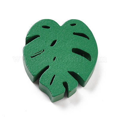 Окрашенные распылением деревянные бусины Schima&nbsp;WOOD-M004-06-1