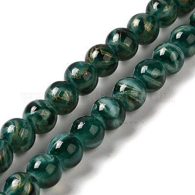 Лакированные бусины&nbsp;DGLA-Z001-03A-1