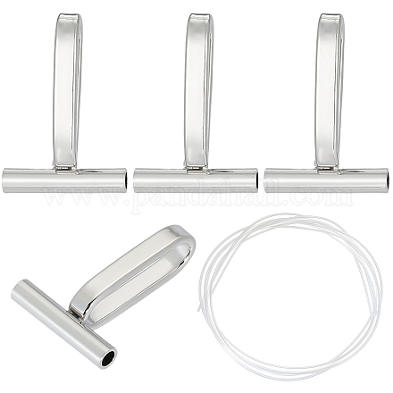 Сплав брошь конвертировать ожерелья подвеска крючки&nbsp;FIND-SC0019-04LG-1