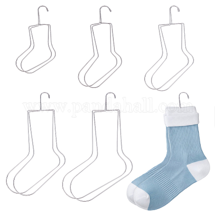 12 шт. 6 стиля растяжителей для носков из нержавеющей стали&nbsp;AJEW-UN0002-69-1