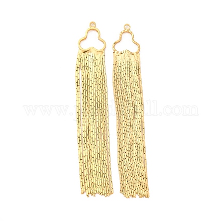 Латунь кисточкой большие кулоны KK-F898-22C-G-1