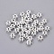 Tibetan Style Spacer Beads, Rondelle, Silver Color Plated, 5x3mm, Hole: 2mm