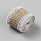Burlap Ribbon, Jute Ribbon, for Jewelry Making, Tan, 2-1/8 inch(53.5mm), about 2.19 Yards(2m)/Roll