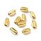 Brass Beads, Barrel, Cadmium Free & Nickel Free & Lead Free, Long-Lasting Plated, Real 18K Gold Plated, 6x4mm, Hole: 1.5mm