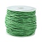 23M Waxed Cotton Thread Cords, Macrame Artisan String for Jewelry Making, with Plastic Spools, Medium Sea Green, 1mm, about 25.15 Yards(23m)/Set