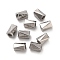 304 Stainless Steel Beads, Cuboid, Stainless Steel Color, 4.5x3.5x3mm, Hole: 1.4mm