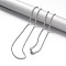 Non-Tarnish 304 Stainless Steel Rope Chain Necklaces, with Lobster Claw Clasps, Stainless Steel Color, 27.6 inch(70cm), 2.2mm