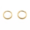 304 Stainless Steel Split Rings, Double Loops Jump Rings, Golden, 6x1mm, Inner Diameter: 5mm, Single Wire: 0.6mm