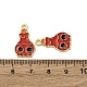 Подвески из сплава хэллоуина с эмалью&nbsp;LS-STAS-I354-01G-A02-3