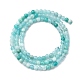 Природных амазонит бисер нитей&nbsp;LS-G-RM2025-B03-4mm-3