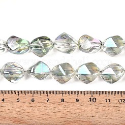 Гальванизируйте прозрачное стекло бисер нитей&nbsp;EGLA-N017-02D