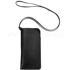 Прямоугольный футляр для очков из искусственной кожи&nbsp;AJEW-WH20130-58B