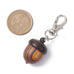 Подвеска в виде деревянной коробки для желудей&nbsp;HJEW-JM02261