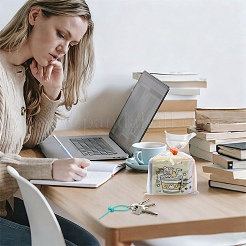 30 шт. силиконовые кабельные стяжки в форме цветка&nbsp;AJEW-YW0002-05