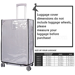Прозрачный чехол для багажа из ПВХ&nbsp;AJEW-WH20080-52C