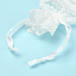 Мешочки из органзы с кружевами OP-R034-10x14-04