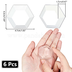 1 комплект из 6 самоклеящихся бамперов для дверных ручек&nbsp;AJEW-NB0006-18