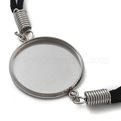 Изготовление браслета из искусственной замши с двойным шнуром&nbsp;LS-STAS-M084-10P-06