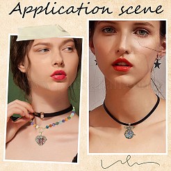 10 шт. 5 стиля филигранных латунных подвесок-клеток KK-SC0003-77A