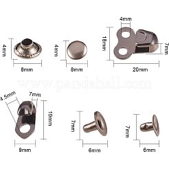Крючки шнурка сплава ботинка&nbsp;PALLOY-NB0001-12B