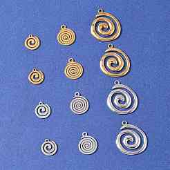 12 шт. 6 стиля подвески из нержавеющей стали 304&nbsp;STAS-FS0001-97