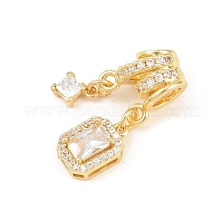Латунные микро проложить кубического циркония подвески&nbsp;KK-Z151-17G