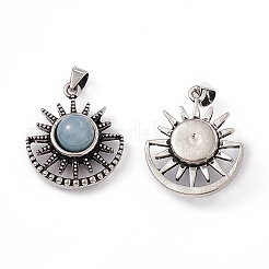 Подвески из натурального аквамарина&nbsp;KK-A173-08AS-03