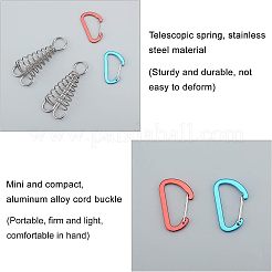 12 шт. 2-х цветные натяжители троса для палатки из алюминиевого сплава&nbsp;FIND-FH0001-99