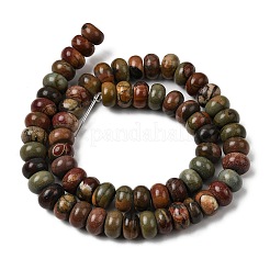 Нити бусин из натурального камня пикассо/полихромной яшмы&nbsp;G-A280-A27-03