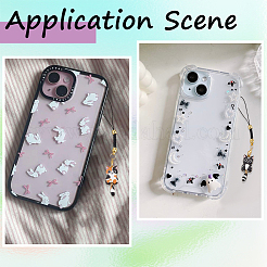 14 шт. 7 стильных эмалевых мобильных ремешков из сплава Cat&nbsp;HJEW-SC00130