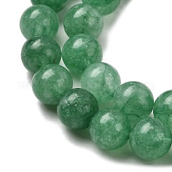 Природные окрашенные белого нефрита нитей бисера&nbsp;G-M402-C03-24