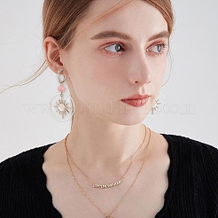 1 пара 999 изящных серебряных сережек-колец&nbsp;EJEW-BBC0001-39B