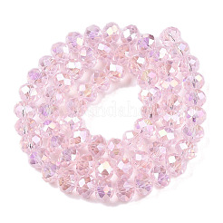 Стеклянные бусины с гальваническим покрытием &nbsp;X-EGLA-A044-T8mm-B10