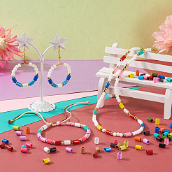 120 шт. двухцветные бусины из сплава с покрытием из распыляемого покрытия для изготовления ювелирных изделий&nbsp;FIND-TA0002-74