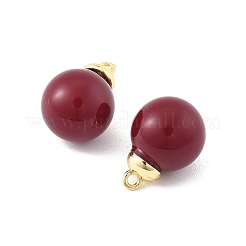 Латунь стекло амулеты&nbsp;LS-KK-K371-36B-G