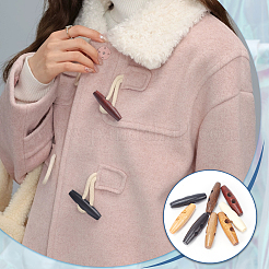 80 шт. 8-х цветные пуговицы из натурального дерева&nbsp;FIND-NB0005-03D