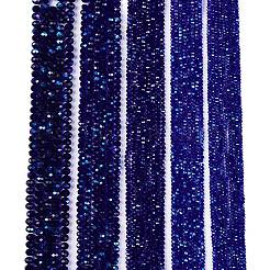 Стеклянные бусины с гальваническим покрытием &nbsp;EGLA-A044-T3mm-L06