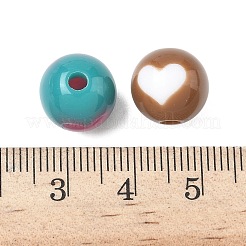 Непрозрачные акриловые бусины&nbsp;OACR-D314-03